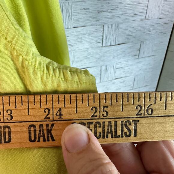 Additions by Chico’s yellow button down blouse coastal TradMom lightweight - Picture 7 of 8